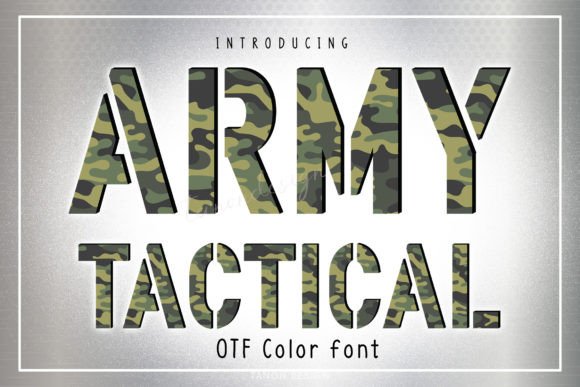 Army Tactical: A Font That Commands Attention in Modern Design