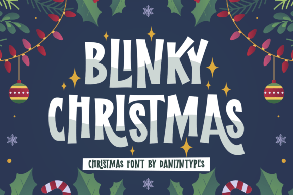 Blinky Christmas: A Font for Festive, Playful Design