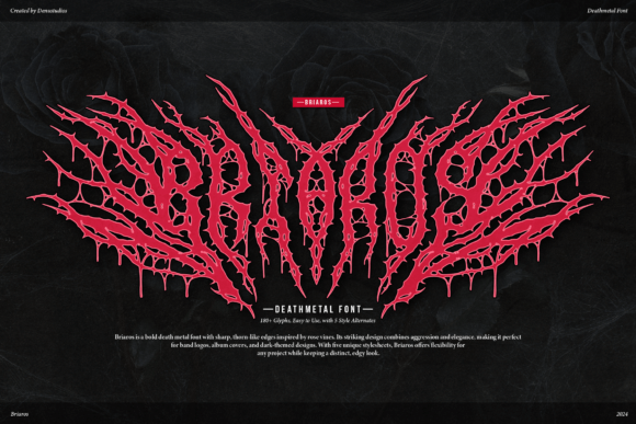 Briaros: The Brutal Typeface for Bold Branding