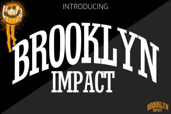 Brooklyn Impact: The Bold College Varsity Font