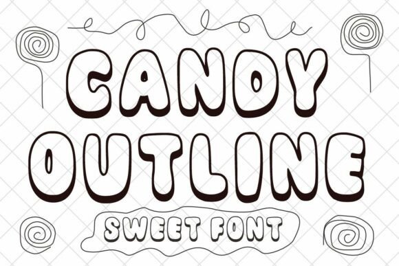 Candy Outline: A Sweet Treat for Your Design Toolkit