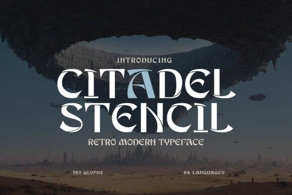 Citadel Stencil: A Typeface for Timeless and Bold Branding