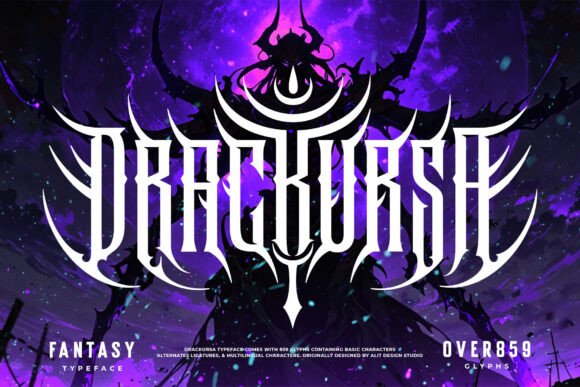 Drackursa Typeface: Commanding Attention in a Crowded World