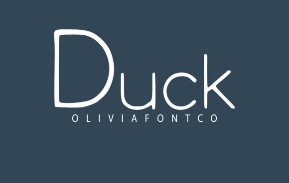 Duck: A Handwritten Font for Authentic Branding