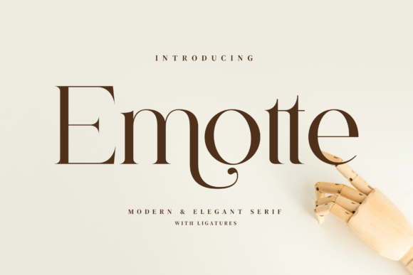 Emotte: The Stylish Serif for Modern Branding