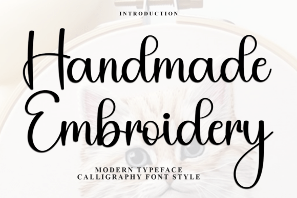 Handmade Embroidery: A Font with a Personal Touch