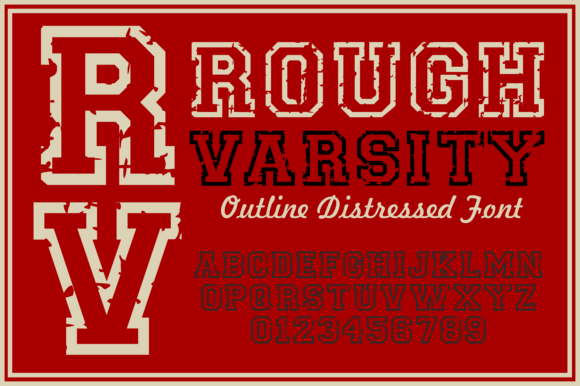 Rough Varsity: The Bold Typeface That Captures Athletic Spirit