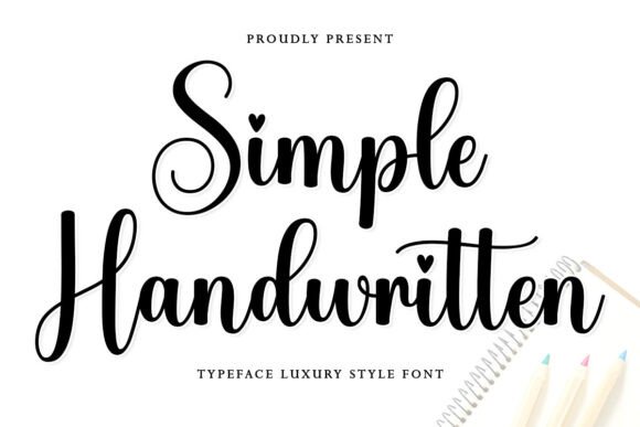 Simple Handwritten: A Font for Modern, Elegant Design