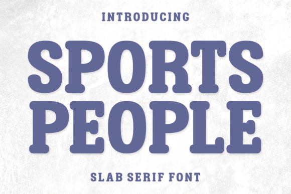 Sports People: A Doodle Font That Brings Playful Energy to Your Projects