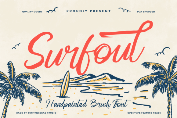 Surfoul: The Hand-Painted Font for Summer Designs